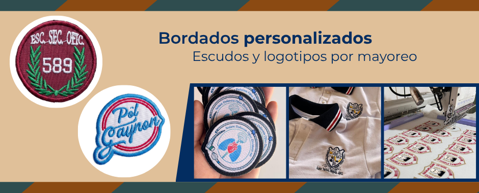 Venta de bordados escolares